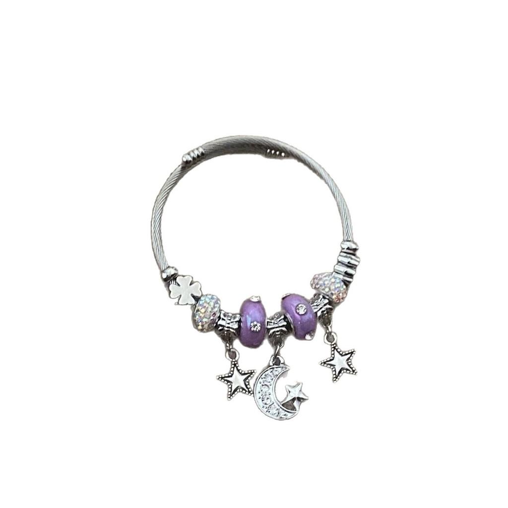 Modern Jewelry Star Moon Beaded Bracelet For Women Casual Elegant Accessories