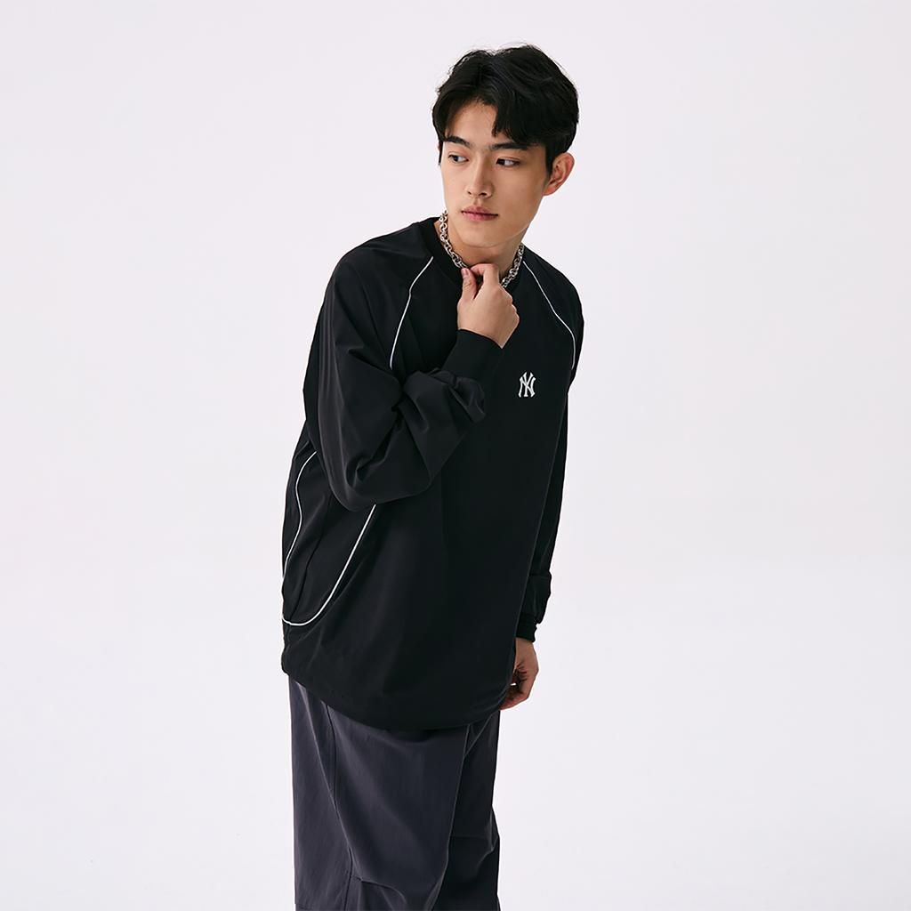 New MLB New York Yankees Basic Collection Sweatshirt Unisex Black 3AMTB0851-50BKS