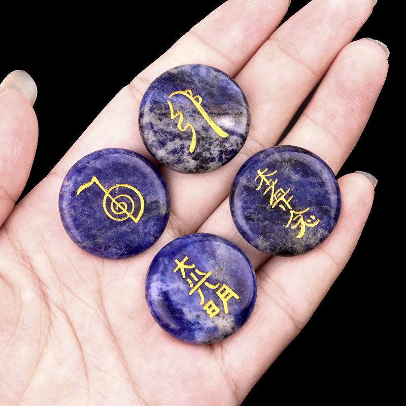 Ametystowy Agat Symbol Światła Reiki dla Wzmocnienia Równowagi
