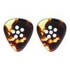 Musiin Premium Handcrafted Fat Tone Picks for Electric and Blues Guitar Jazz-Style Guitar, Bass, Acoustic, Jazz, (Torti 2-Pack)