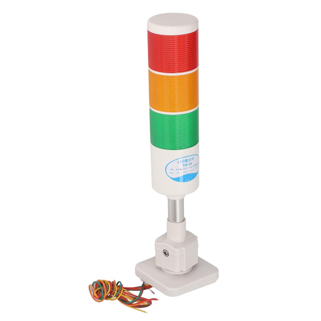 LED Stack Tower Lights Industrial Multilayer LED Signal Tower Stack Warn Alarm Caution Lamp 24V