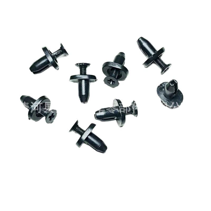 Ford Trunk Mudguard Trim Clips - Interior Installation Buckles Clear Plastic