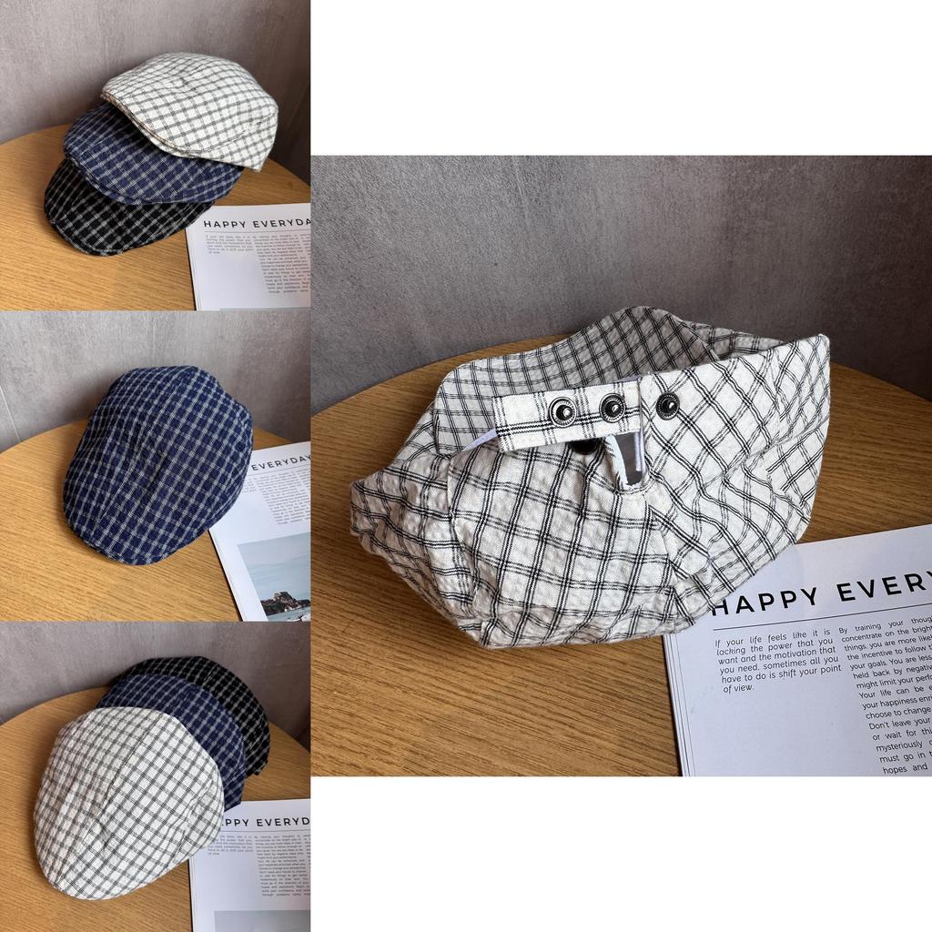 Artistic Retro Cotton Beret With Sunshade And Ventilation For Womens Spring And Winter Use