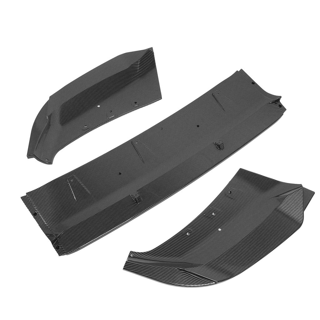 3 Sections Front Bumper Lip Spoiler Stylish Rugged Front Bumper Lip Splitter For X1 U11 M‑Sport