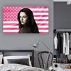 Bella Swan Rosa USA Flagge Kristen Stewart Twilight Wandteppich Ästhetisch Vampir Saga Wanddekoration für Zimmer