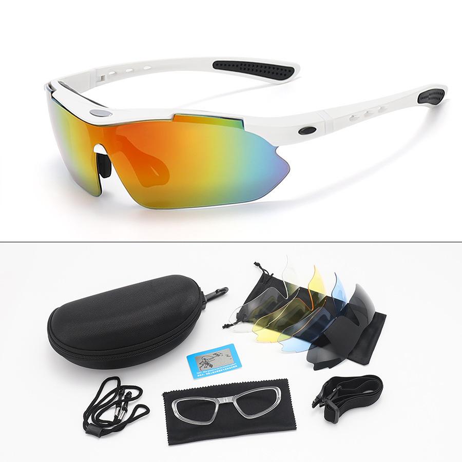 Lunettes de cyclisme, lunettes de protection, lunettes de vélo, sports de plein air, coupe-vent, lunettes de montagne polarisées.
