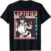 Certified Senpai Aesthetic Anime Japanese Manga T-Shirt
