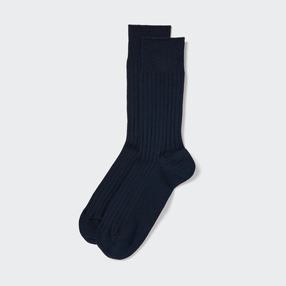 Uniqlo Japan Supima Cotton Wide Rib Socks