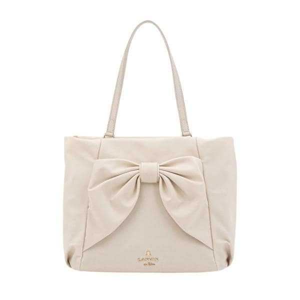 Lanvin en Bleu Joel Сумка-тоут 2-в-1, Женская, 483940-07, Цвет слоновой кости