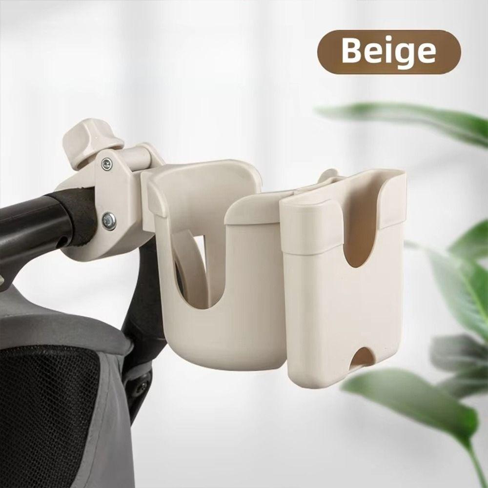 Baby Pram Milk Bottle Rack 360° Rotate Mobile Phone Holder Water Cup Holder Stroller Accessories