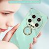 XINLI For Xiaomi 14 Ultra TPU Case Electroplating Phone Cover with Ring Holder Kickstand