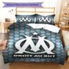 OM logo Bedding Quilt Set Quilt Cover Pillowcase Home Decoration Birthday Gift (1 * duvet cover + 2 * pillowcase, without core)