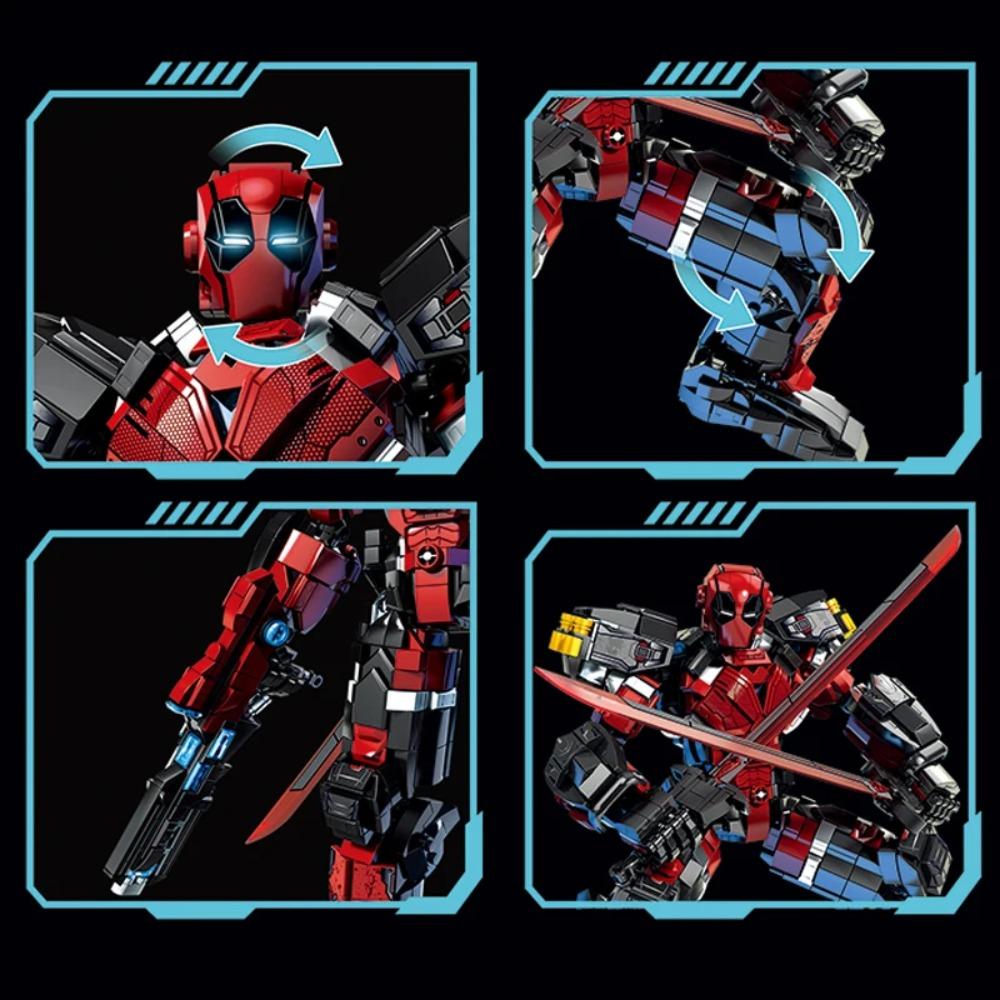 2002PCS Mecha Warrior Building Blocks Movies Action Figure Assembly Models DIY Toys Gifts for Adults and Children Home Decortion