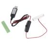 AA 3V Battery Eliminator,USB Power Supply Replace 2pcs 1.5V Batteries,Battery Eliminate Cable for Clock Holiday Light