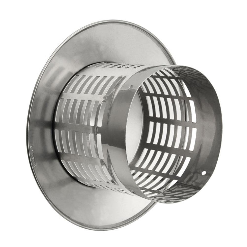 75/200mm Edelstahl Kaminhaube Für Außenwand Dachrohr Abgasentlüftung Kamin Abzugshaube Silber Kaminabdeckung