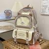 School Bag Female Ins Mori Cute Bear Earache Bag Junior High School High School Student Large Capacity Computer Backpack