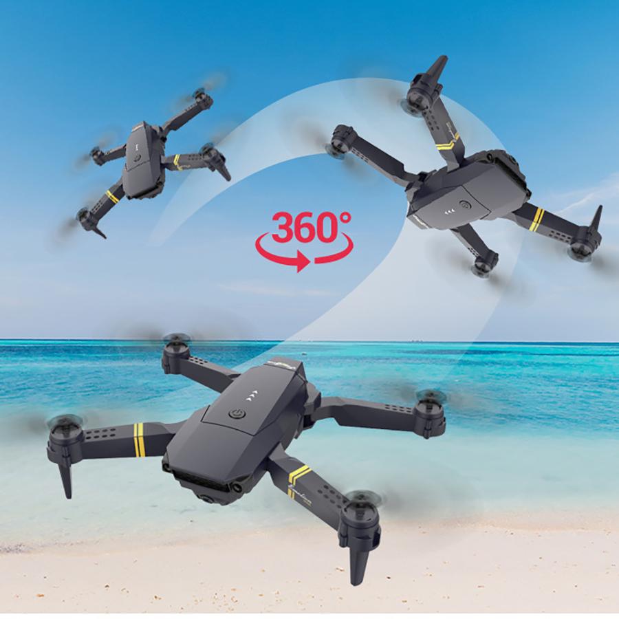 WIFI FPV 4K HD Dual Cameras Built-in Battery Foldable Selfie RC Quadcopter Drone