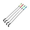 4PCS Wireless Fish Bite Indicator Arm Night Fishing Alarm Set for European Carp Fishing Counterweight Rocker ABS Stainless Steel