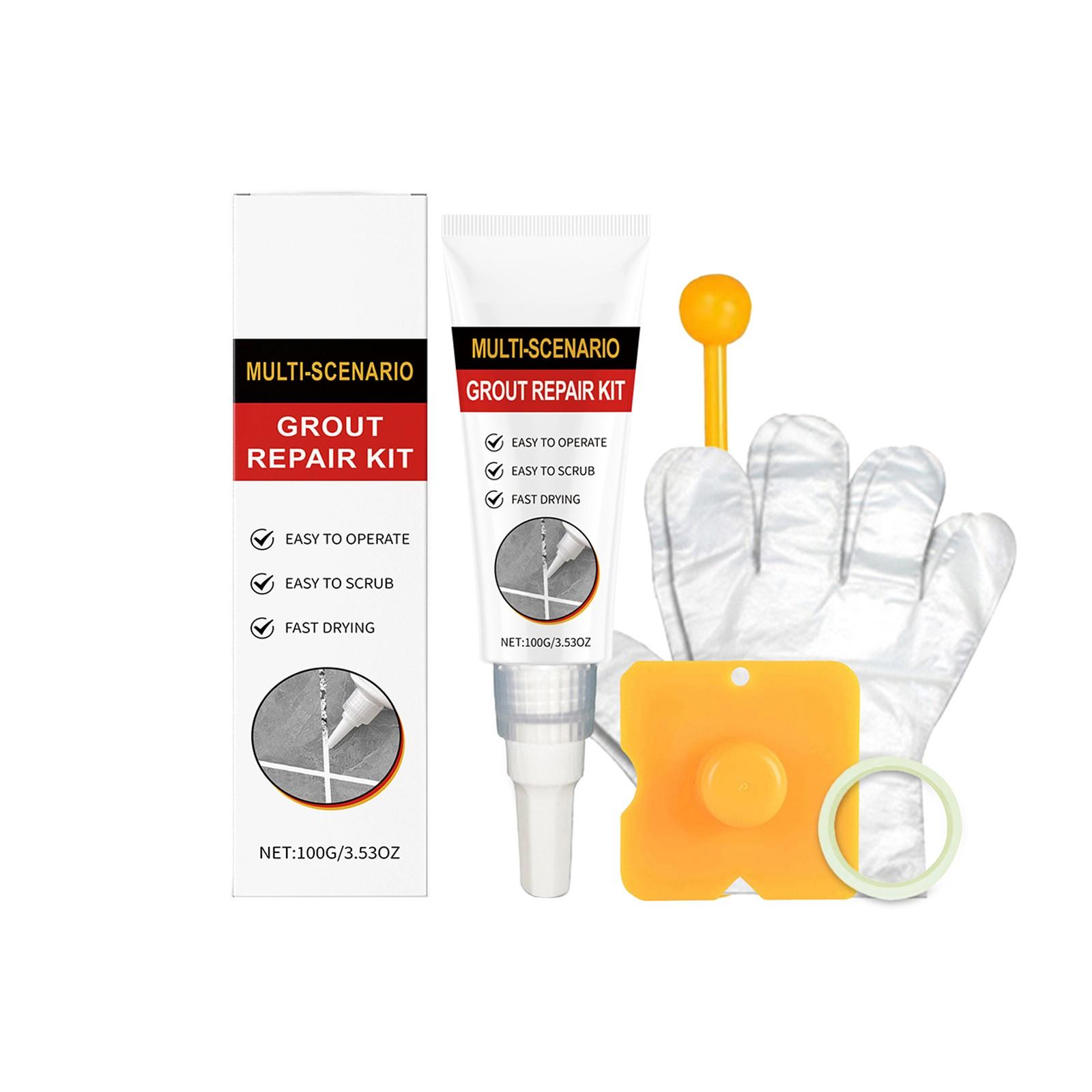 

Комплект для украшения швов плитки Комплект для украшения швов плитки из латекса с защитой от плесени и водонепроницаемый One Size белый