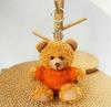 Wearable Teddy Bear Keychain Pendant – Plush Toy Gift for Graduation Season with Logo Print