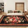 Nordic Luxury Floral Living Room Carpet Decoration Home Fluffy Washable Rug for Bedroom 200x300 Customizable Soft Floor Mats