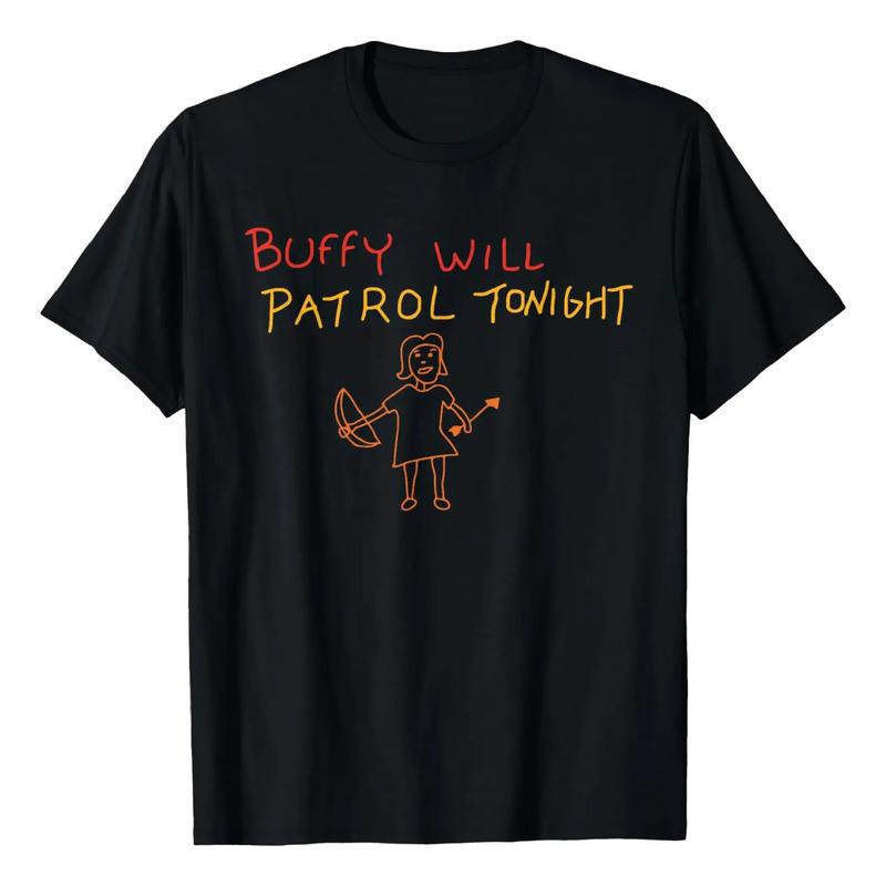 Camiseta Buffy Will Patrol Tonight S разноцветный