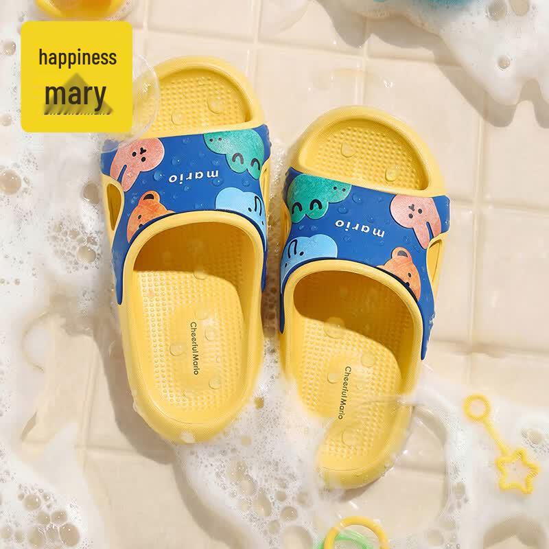 Cheerful Mario Kids Cartoon Summer Slippers 250