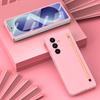 Fashion Frosted Hard PC Phone Case for Samsung Galaxy Z Fold 8 Ultra 7 6 5 4 3 5G with Glass Screen Film Pen Slot