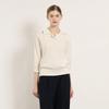 Lining Point Collar Knit B5m3k405