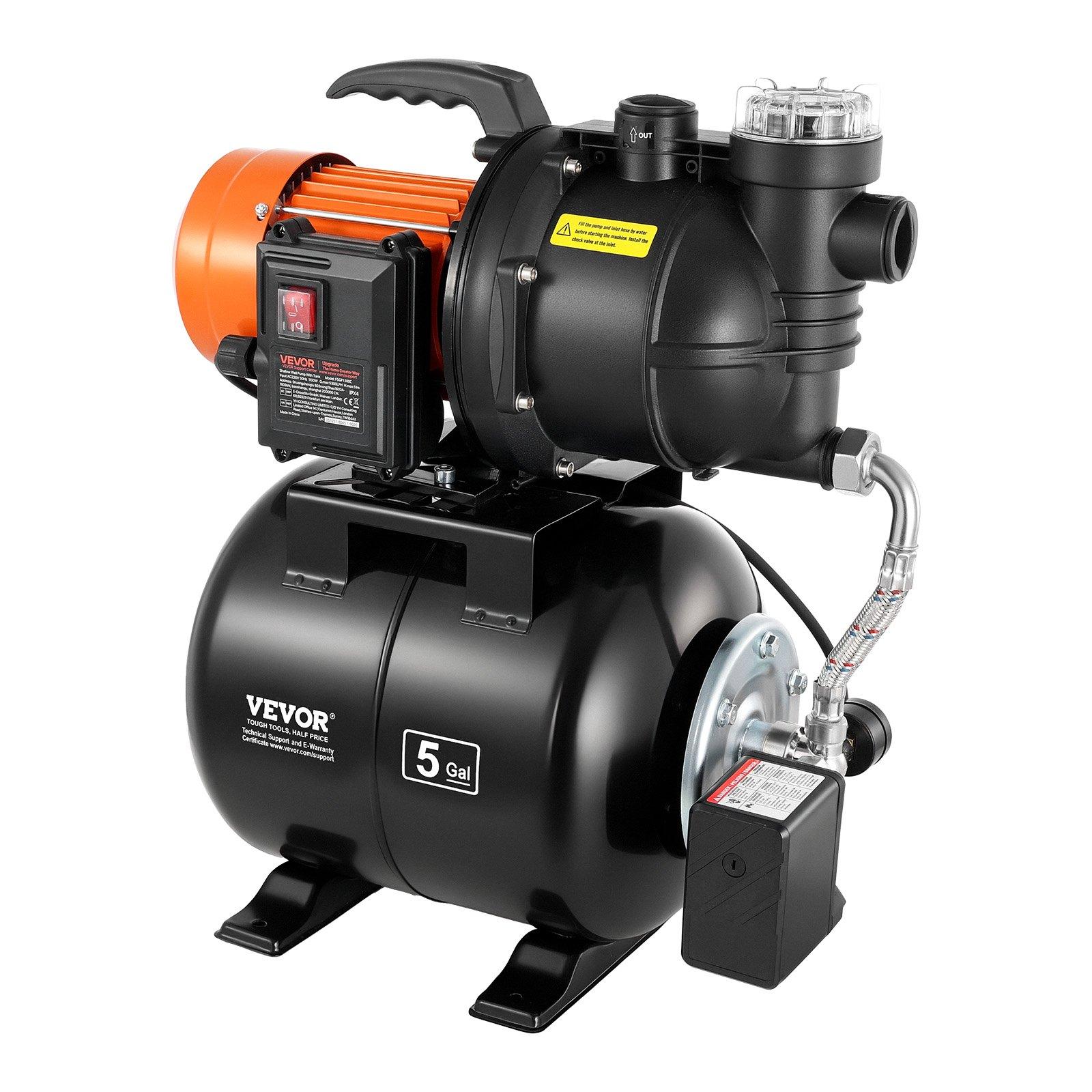 VEVOR 1100W Shallow Well Pump with