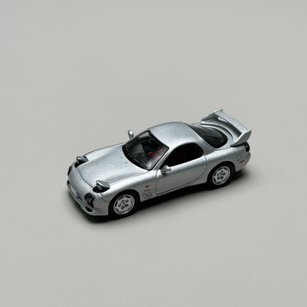 Sonic Gear 1:64 Mazda RX7 RX-7 Leichtmetallfelgen Auto Die-Cast & Spielzeugfahrzeuge Automodell Miniatur Maßstabsmodell Auto Spielzeug Für Kinder