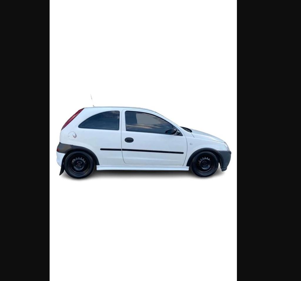 For Opel Corsa C (2001 To 2006) Compatible Opc Style Side Skirt Set 2 Pieces - Body Kit Styling Chrome Tires Battery Racer Rocker