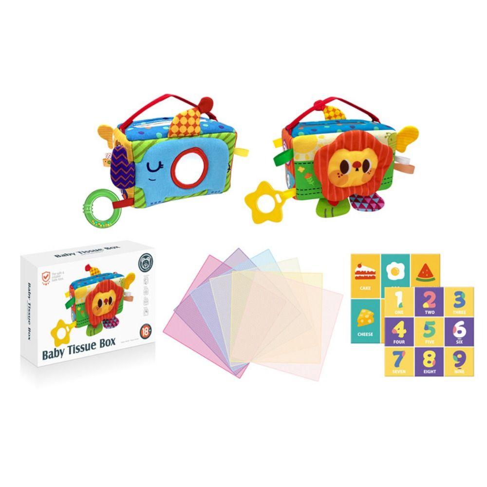 Figure Model Can't Tear Tissue Box Decorative Early Education Model Toy  Home Decoration