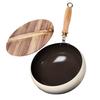 Traditional Belly Wok Non-Stick Thick Bottom Frying Pan Even Heating Iron