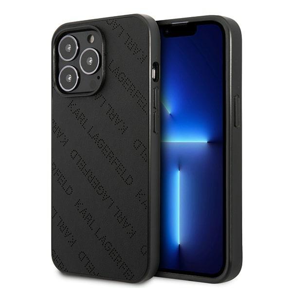 Karl Lagerfeld Klhcp13Lptlk Iphone 13Pro / 13 6,1 Hardcase Czarny/Black Perforated Allover
