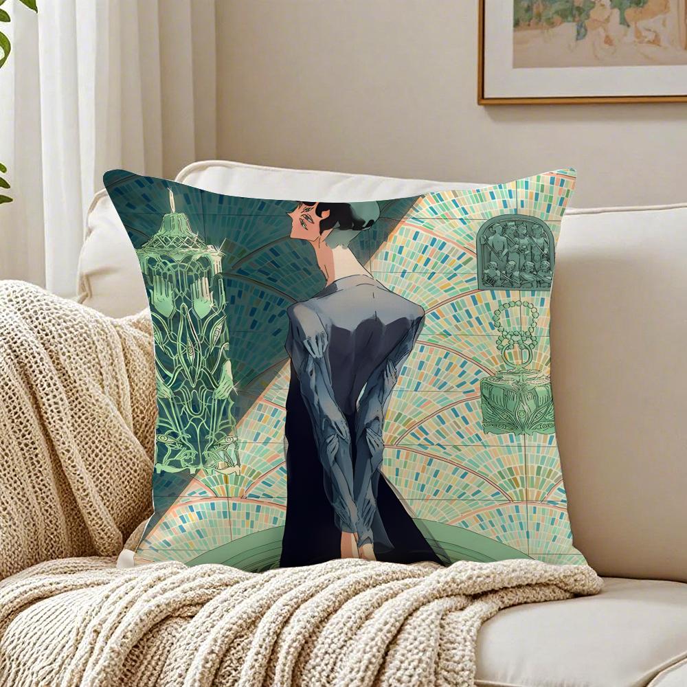 A-Antonio Reinhard Pillow Art Decor Cushion Cushion Cover Pillowcase Anti-Dustmite Living Room Sofa Decor Cushion Room