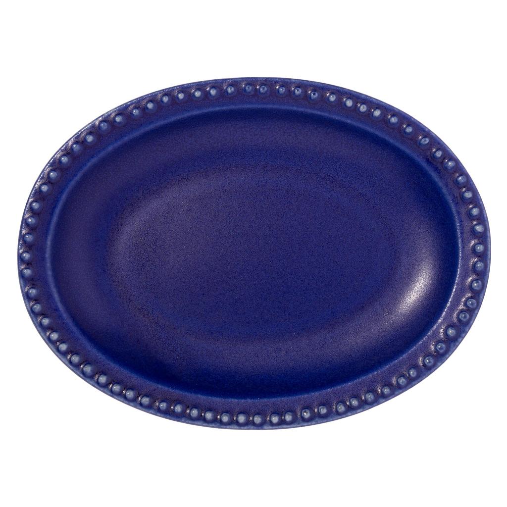 Small Plate Japanese Tableware Rim Dot Plate Mini Cobalt Mino Ware Made In Japan 30316