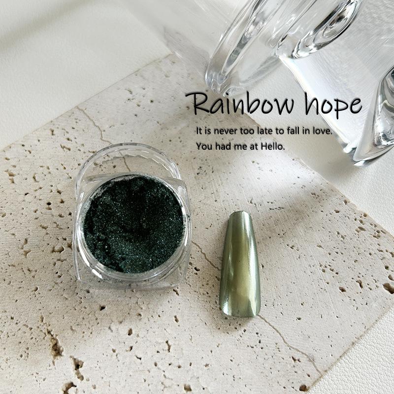 

Polarized Magic Mirror Powder Is Soft And Easy To Rub, Nail Does Not Fly Powder, Hook Edge Powder, Bright Nail Glitter Diy Wearing Nail Material
