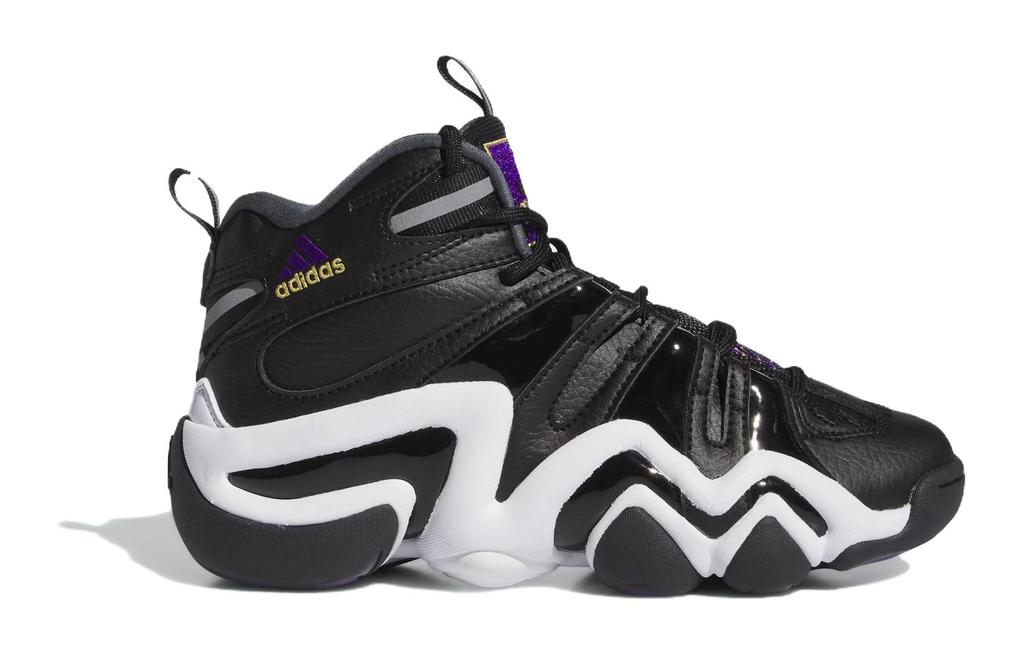 adidas Crazy 8 Core Black Regal Purple Cloud White GS ID6189