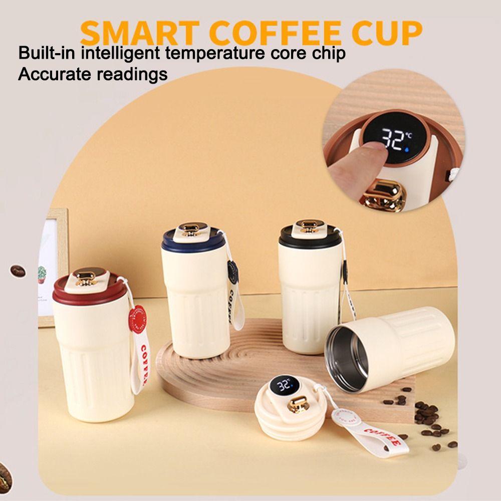 Portable Thermal Water Bottle Creative Coffee Thermos Cup Gift Drinking Bottle Kitchenware