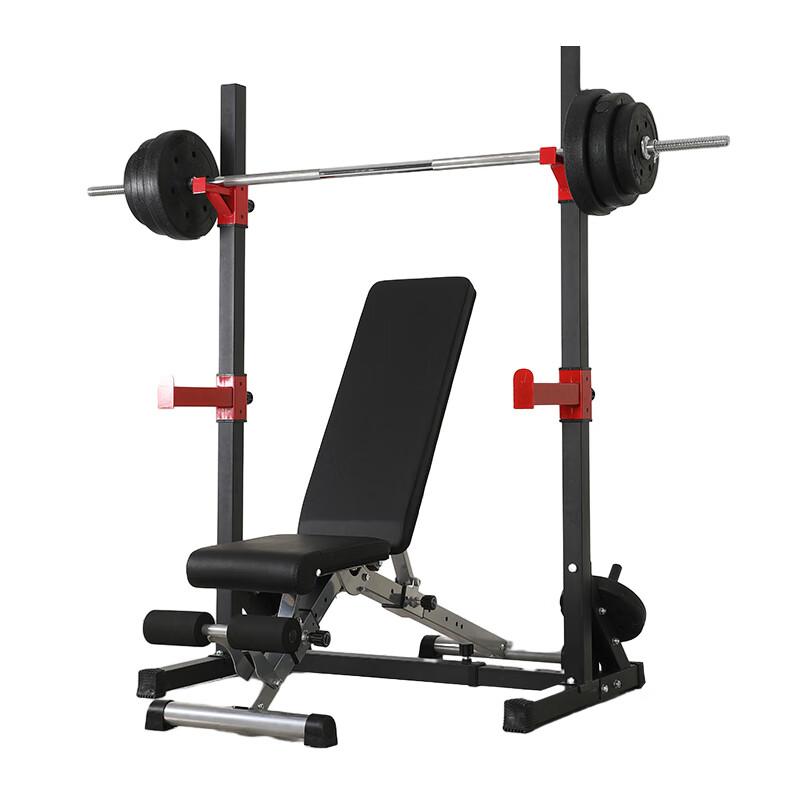 Yimai Barbell Rack and Weight Bench System