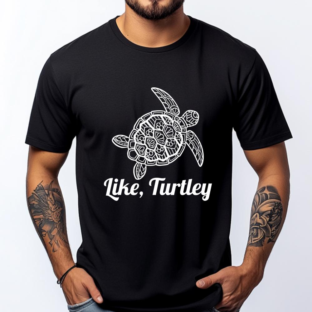 

Like Turtley Reptile Cute Tortoise Wildlife Vintage T Shirt Men Cotton T Shirt Men Man Tops Tees Vegan - Men s Summer Cotton ... 5XL різнокольоровий