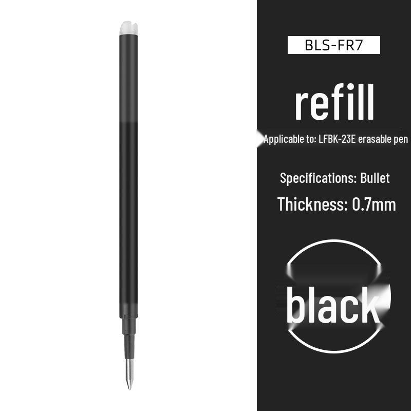 Pilot FriXion Erasable Click Pen Refill, 0.7mm 0.7mm чёрный