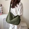 Borsa Hobo in Velluto a Coste con Silhouette Morbida e Cadente Tasche Laterali Ideale per l'Uso Quotidiano Casual da Donna