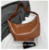 Korean Style Large Capacity Retro Dumpling Crossbody Bag - Trendy Single Shoulder Design