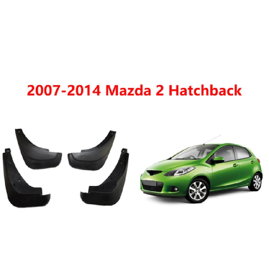 Mud Flaps Splash Guard Fender Mudguards For 2007-2014 Mazda 2 M2 Hatchback