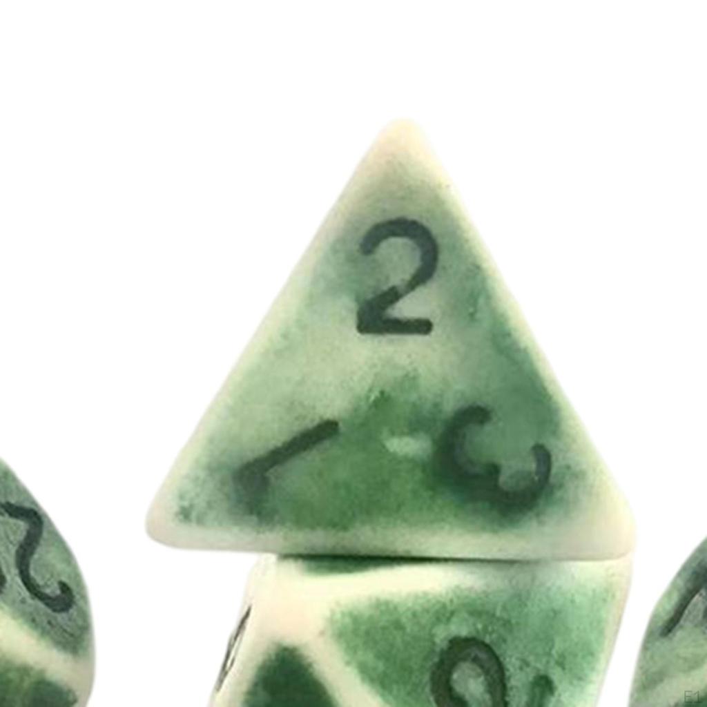 7 Die Polyhedral D8 D10 D12 D20 & RPG MTG