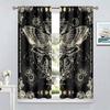Tende Oscuranti Floreali con Tasca a Passante, Stile Boho Gotico Magico Sole Luna Stella, per Soggiorno Camera da Letto
