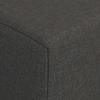 Folding Sofa Bed Dark Grey 200 x 70 x 15 cm Fabric