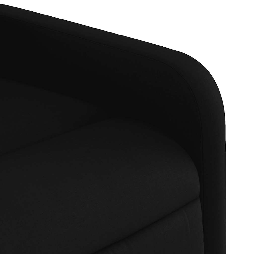 Vidaxl Foldable Armchair, Black, Upholstered In Fabric